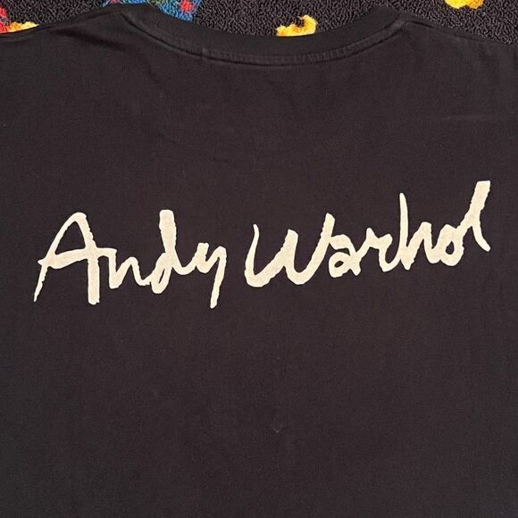 Mens UNIQLO x Andy Warhol Front & Back Graphic Tee Shirt / Size L - Picture 4 of 6